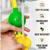 Metal 2-In-1 Lemon Lime Squeezer - Hand Juicer Lemon Squeezer - Max Extraction Manual Citrus Juicer